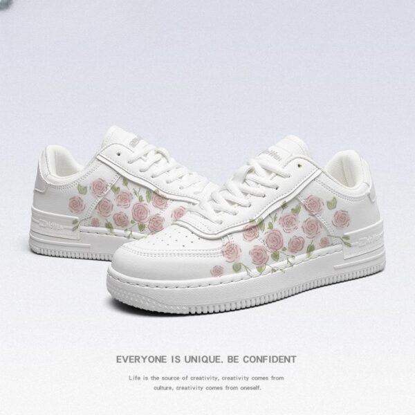 White Shoes Girls' Sneakers Autumn New - Image 3