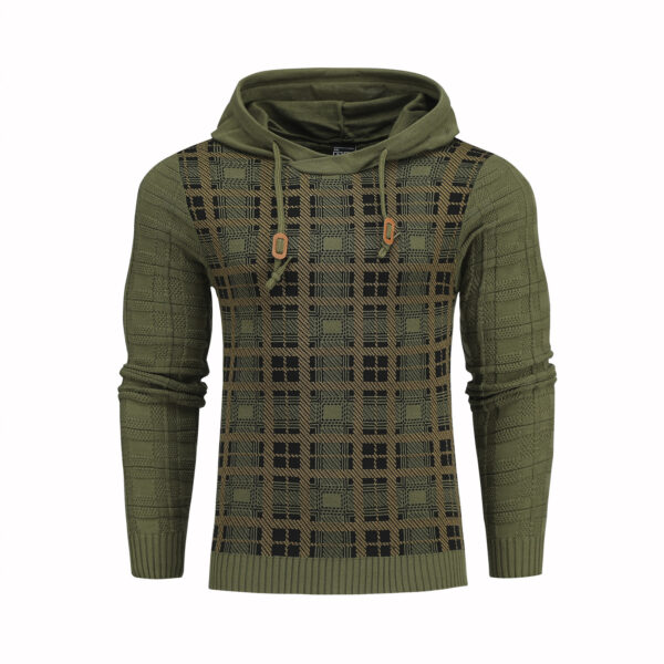 European And American Men's Retro Sports Hoodie Sweater - Image 5