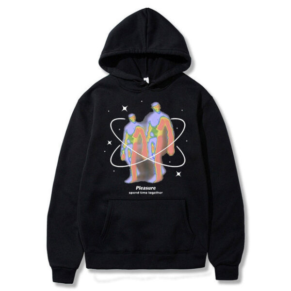 Creative Printing Hooded Men's Sweater - Image 7
