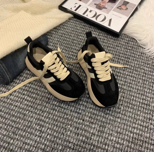 Thick Bottom Color Matching All-matching Casual Sports Dad Shoes - Image 4