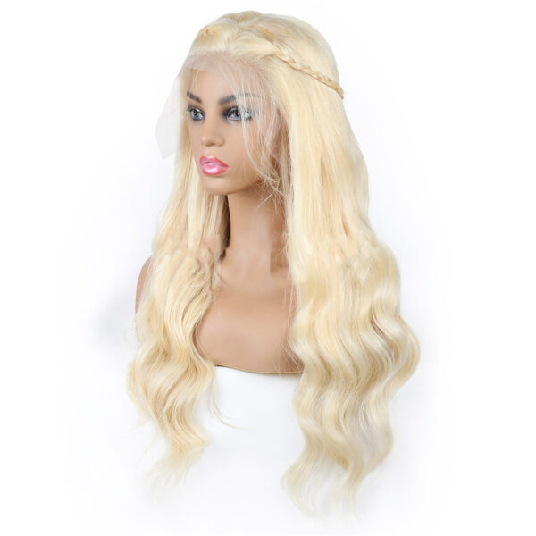 Semi Lace Real Wig Blond Headgear - Image 2