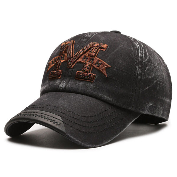 American Washed Denim Baseball Cap Couple Spring And Autumn - Image 8