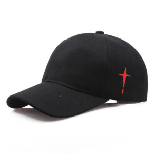 Baseball Cap Men's Polyester Cotton Cross Print Casual Sun Hat