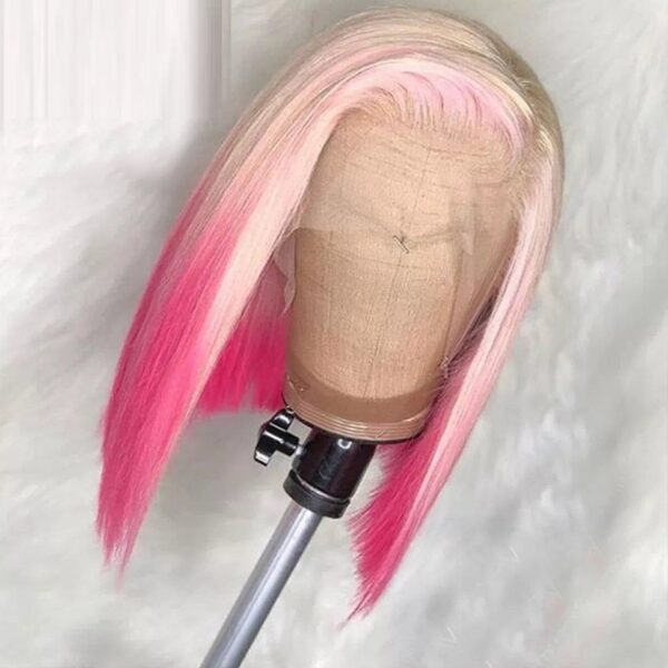 Gradient Front Lace Semi-machine-made High-quality Human Hair - Image 5