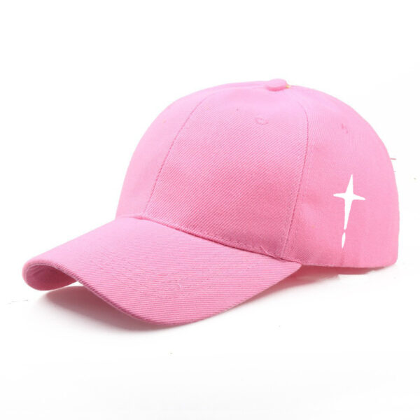 Baseball Cap Men's Polyester Cotton Cross Print Casual Sun Hat - Image 7
