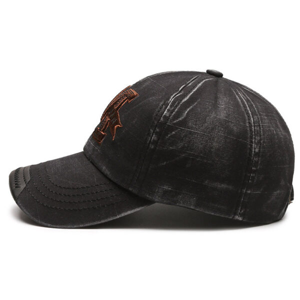 American Washed Denim Baseball Cap Couple Spring And Autumn - Image 3