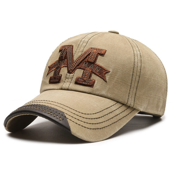 American Washed Denim Baseball Cap Couple Spring And Autumn - Image 7