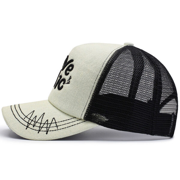Spring And Summer Fashion Embroidery Alphabet Peaked Cap Outdoor Travel - Image 4