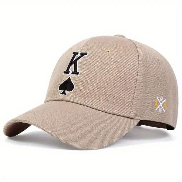 Embroidered Spade K Sun Hat - Image 5