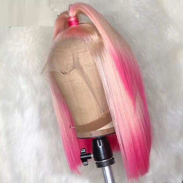 Gradient Front Lace Semi-machine-made High-quality Human Hair - Image 3