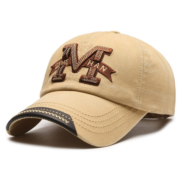 American Washed Denim Baseball Cap Couple Spring And Autumn - Image 5