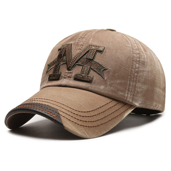 American Washed Denim Baseball Cap Couple Spring And Autumn - Image 9