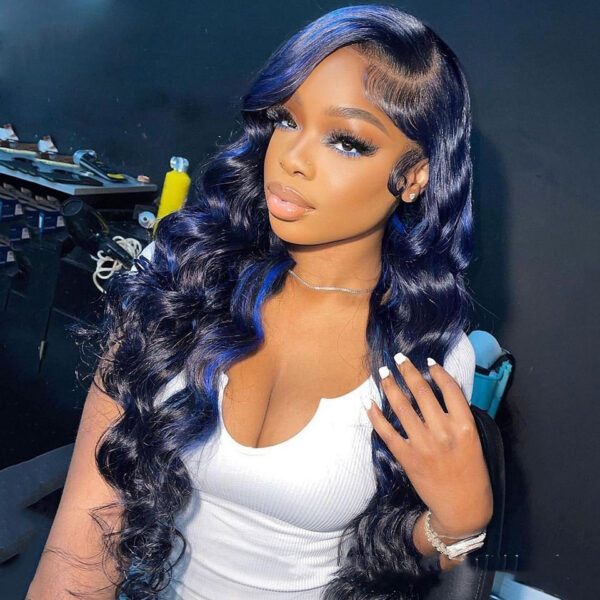Highlight Body Wave Human Hair Lace Front Wig - Image 5