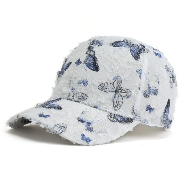 Spring And Summer Korean Fashion Women's Butterfly Baseball Cap - Image 4