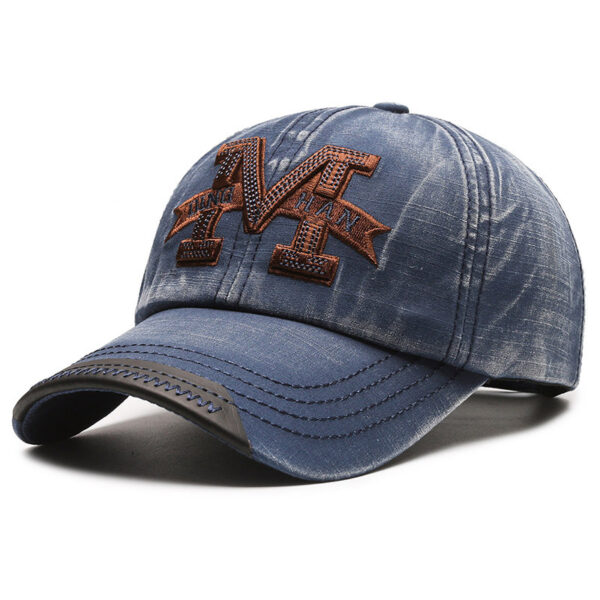 American Washed Denim Baseball Cap Couple Spring And Autumn - Image 4