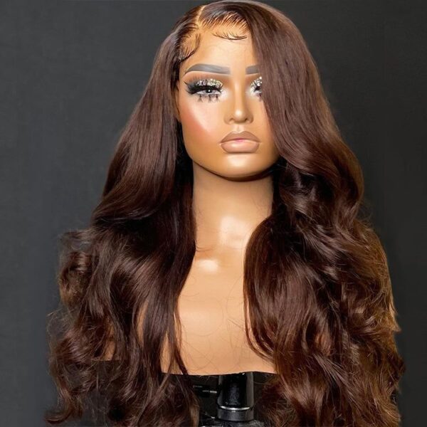 Real Human Straight Hair Wig Head Cover - Image 2