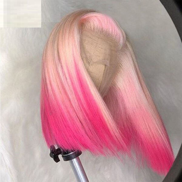Gradient Front Lace Semi-machine-made High-quality Human Hair - Image 4