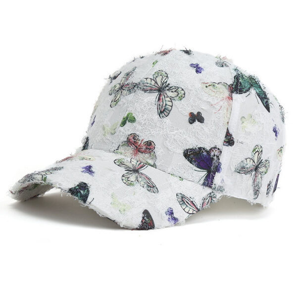 Spring And Summer Korean Fashion Women's Butterfly Baseball Cap - Image 2