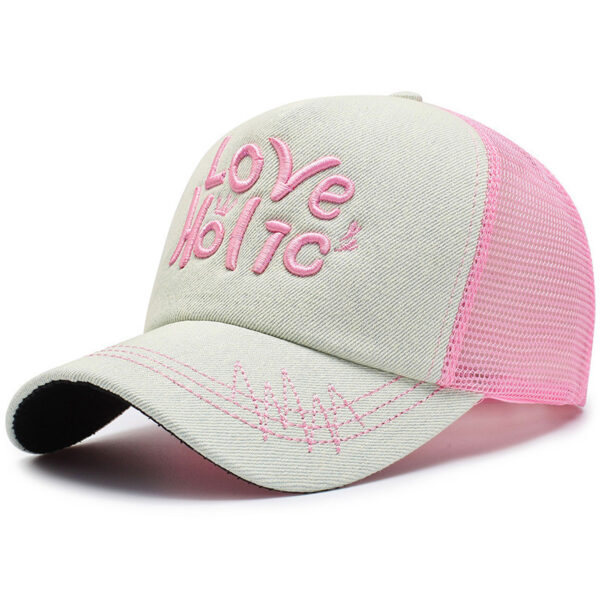 Spring And Summer Fashion Embroidery Alphabet Peaked Cap Outdoor Travel - Image 8